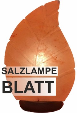 SALZLAMPE  BLATT