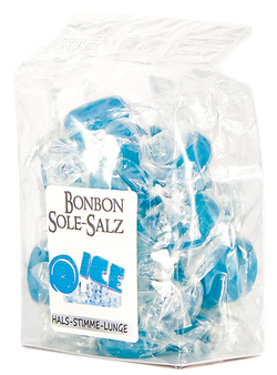 SALZBONBONS AUS HIMALAYA-KRISTALLSALZ-SOLE - EIS  100g