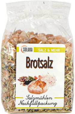 BROTSALZ -SALZKRISTALLE  REINES ROSA ( bekannt als Himalaya Salz)  MIT  SCHWARZKÜMMEL ,KÜMMEL ,ANIS ,FENCHEL, ROSMARIN   300 Gramm Beutel